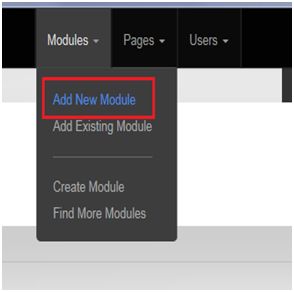 Add New Module